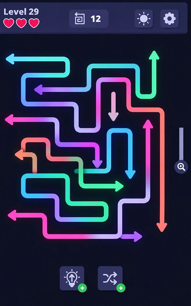 Complex tangle stage